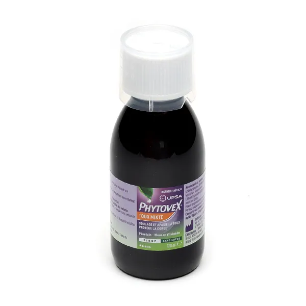 UPSA Phytovex Sirop Toux mixte sans sucre
