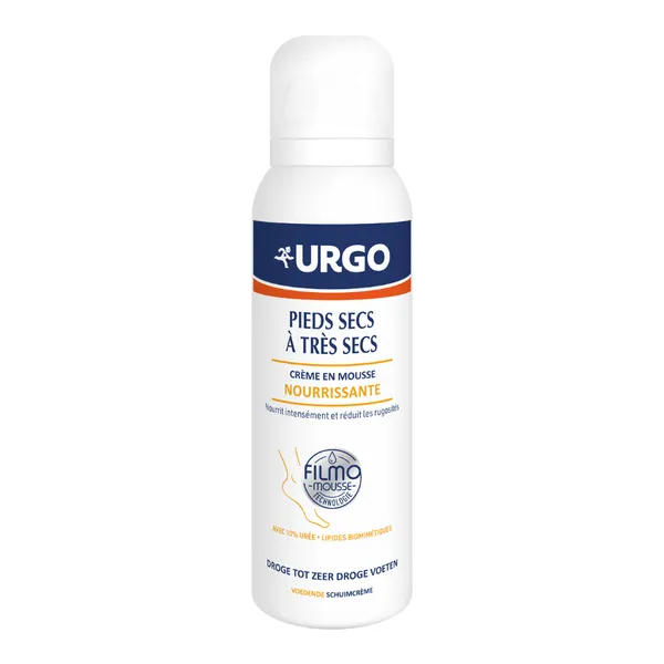 Urgo Crème en mousse pieds très secs à crevassés