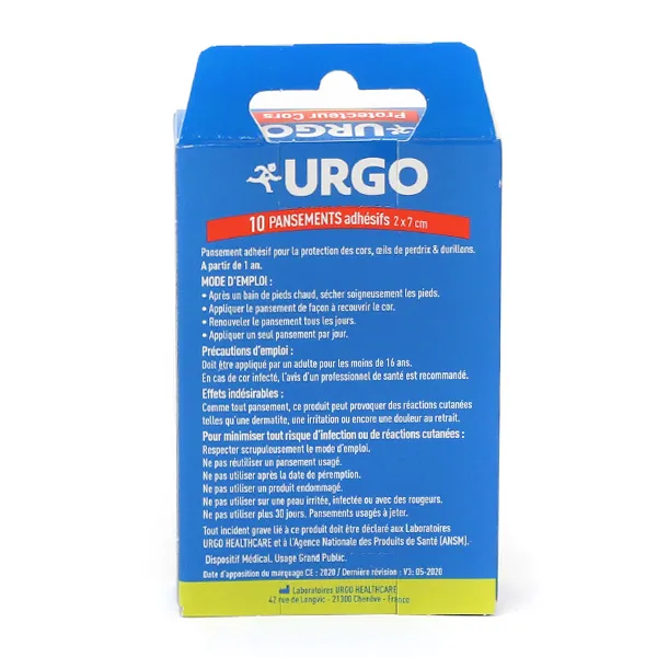 Urgo protecteur cors pansements