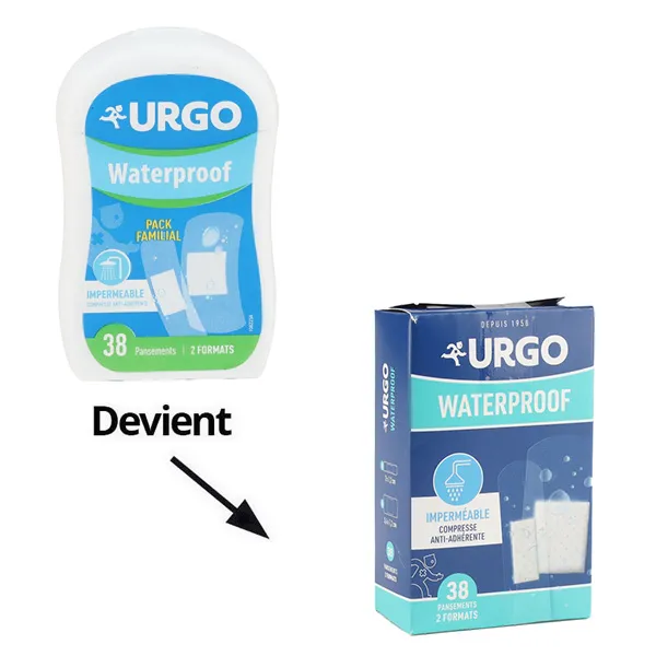 Urgo Waterproof pansements imperméables assortis