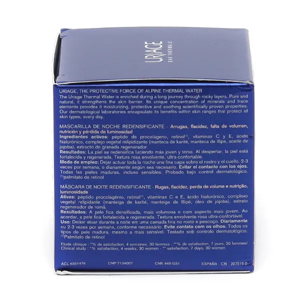 Uriage Age Absolu Masque de nuit redensifiant
