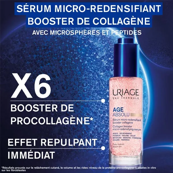 Uriage Age Absolu Serum Micro redensifiant Booster Collagène