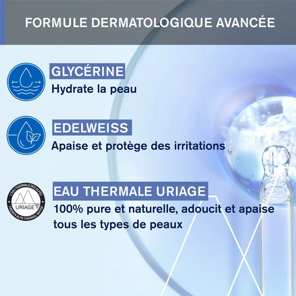 Uriage Bébé 1ères Lingettes d'eau nettoyante