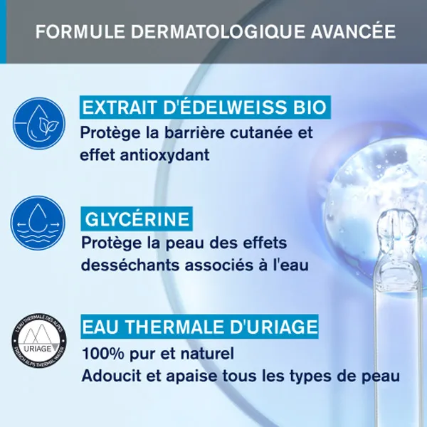 Uriage mousse d'eau nettoyante