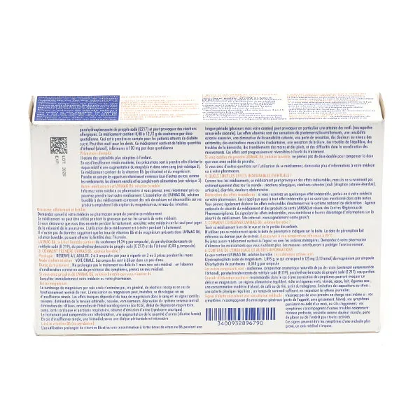 Uvimag B6 solution buvable ampoules