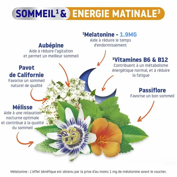 Valdispert Sommeil et énergie matinale comprimé