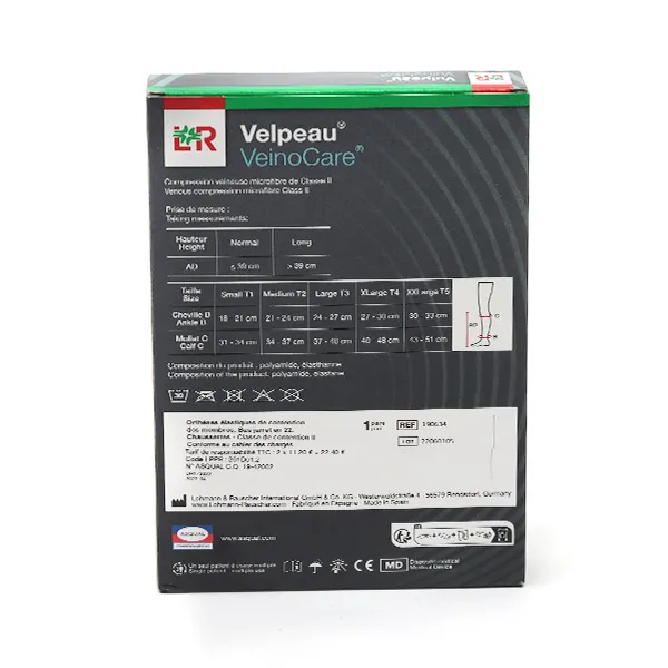 Velpeau VeinoCare Microfibre Chaussettes de contention Femme Classe 2