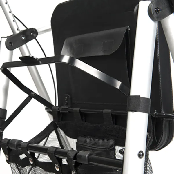 Vermeiren Déambulateur Rollator Ecoplus 4 roues avec panier