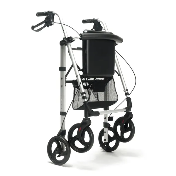 Vermeiren Déambulateur Rollator Ecoplus 4 roues avec panier