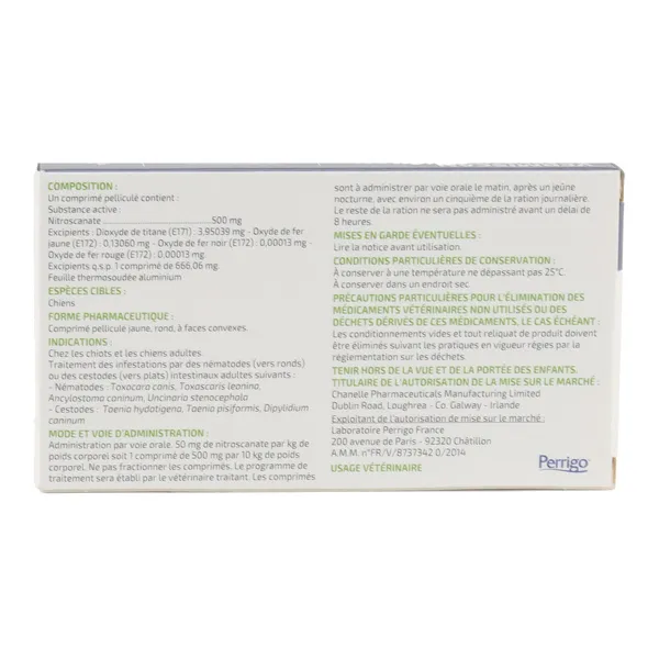 VermiScan Chien 500 mg comprimés