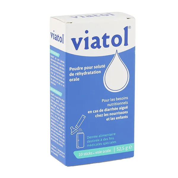 Viatol soluté de réhydratation orale sachets