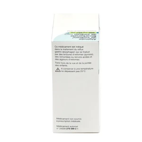 Alginate de sodium Bicarbonate de sodium sachet
