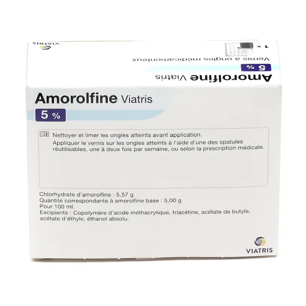 Amorolfine 5 % vernis mycose ongle Viatris