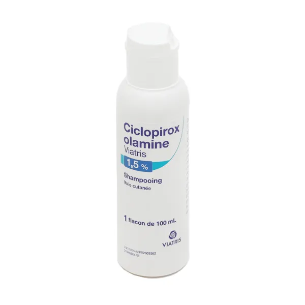 Ciclopirox olamine 1,5 % shampooing