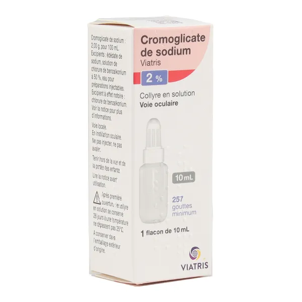 Viatris  collyre Cromoglicate de sodium 2%