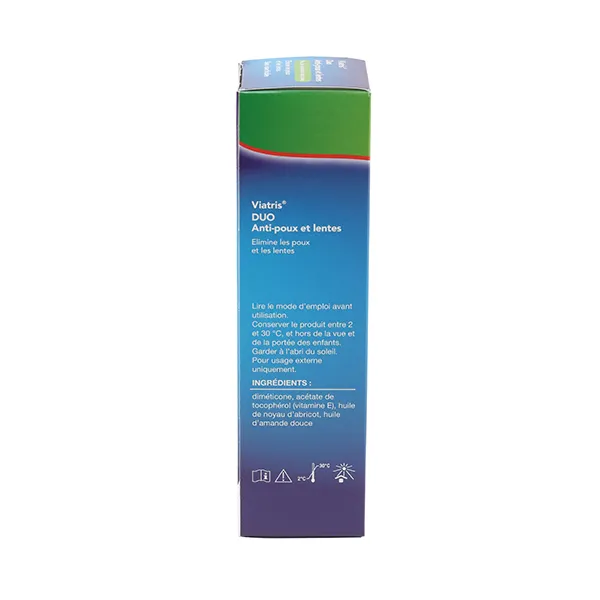 Viatris Duo anti-poux et lentes lotion avec peigne