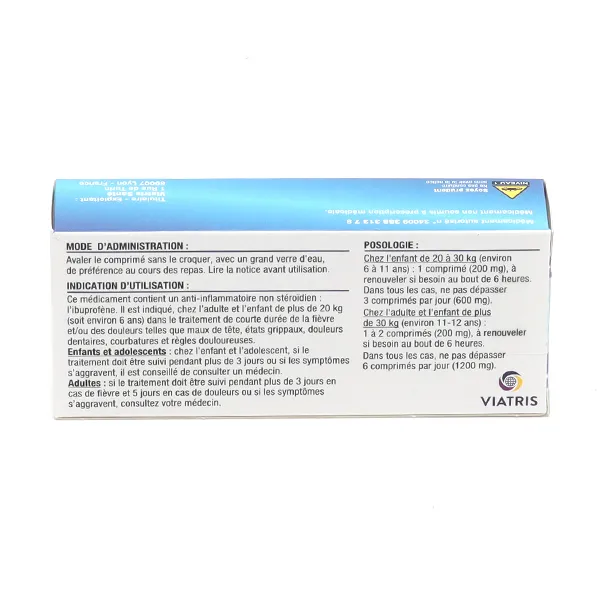 Ibuprofène 200 mg comprimé Viatris