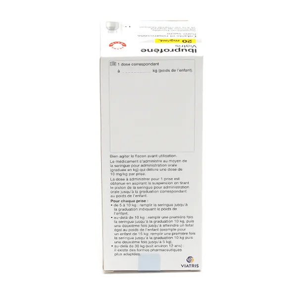 Ibuprofène enfant sirop sans sucre Viatris