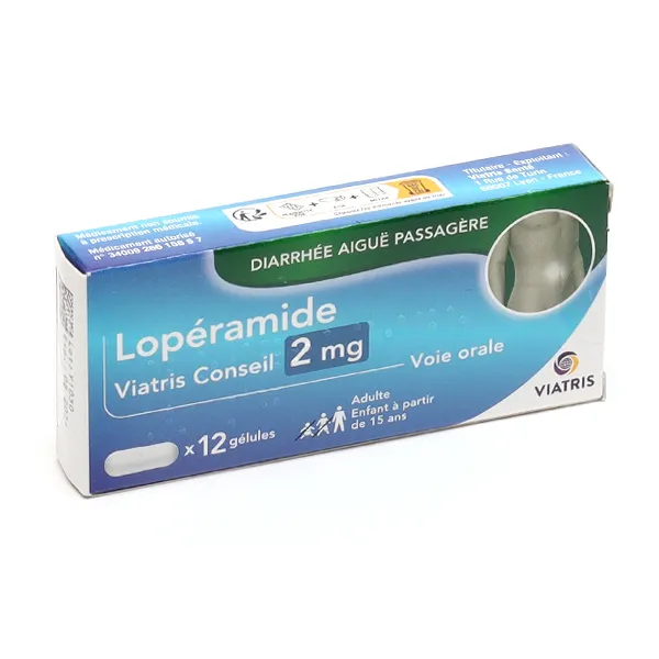 Loperamide 2 mg gélule
