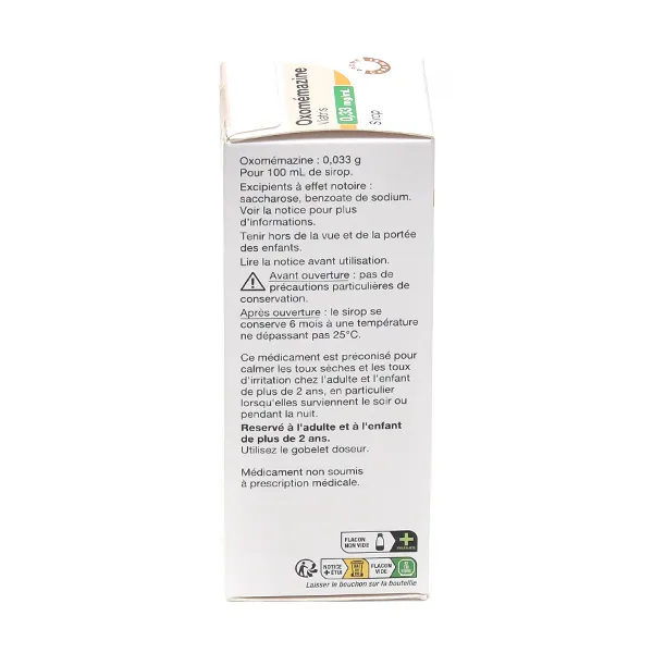 Oxomemazine sirop toux sèche Viatris
