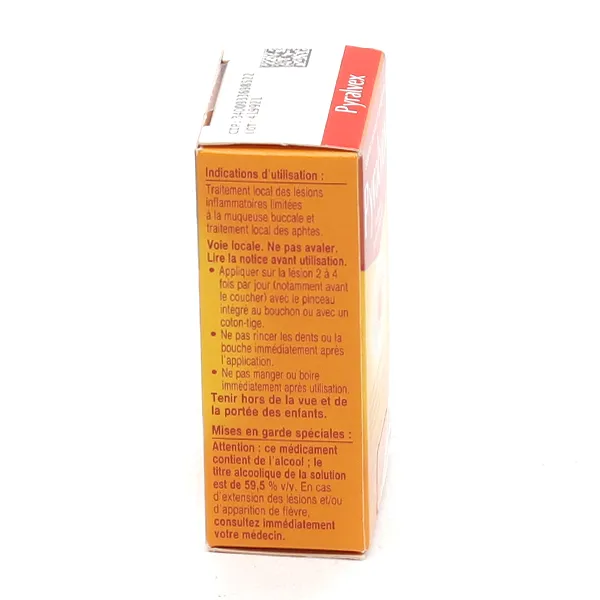 Pyralvex Aphtes solution gingivale
