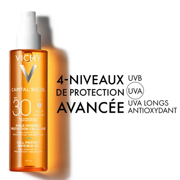 Vichy Capital Soleil Huile de protection cellulaire SPF 30