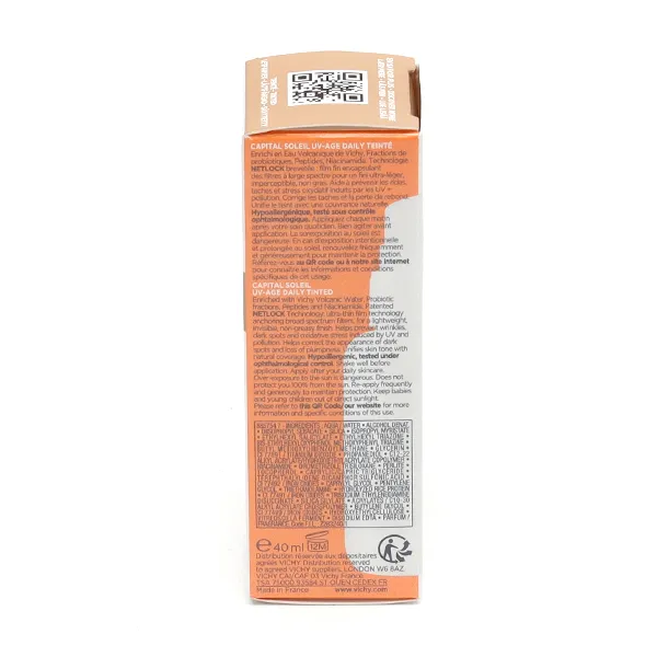 Vichy Capital Soleil UV-Age daily Fluide solaire anti-âge teinté SFP 50+
