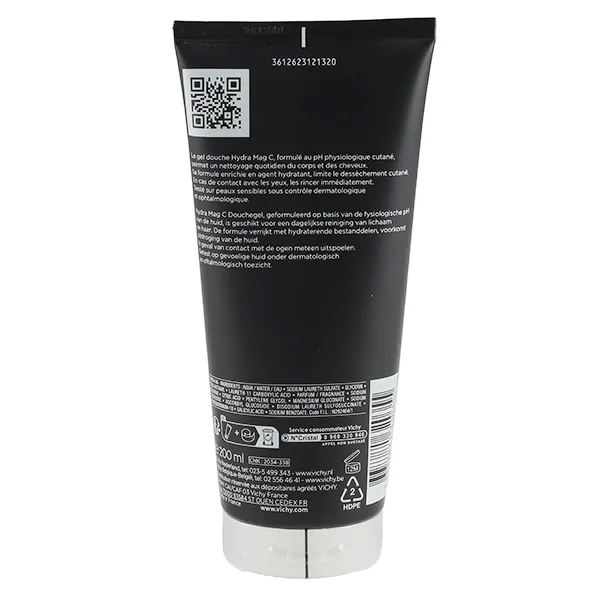 Vichy Homme Hydra Mag C gel douche corps cheveux