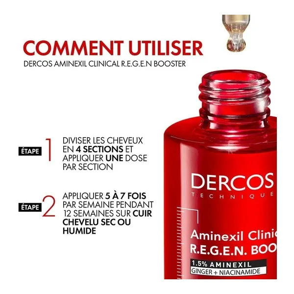 Vichy Dercos Sérum anti chute cheveux REGEN Booster