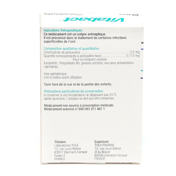 Vitabact collyre unidoses