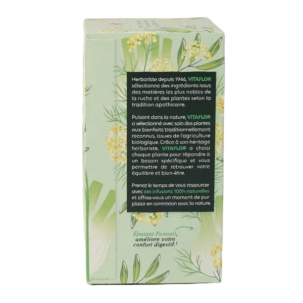 Vitaflor tisane fenouil bio sachets
