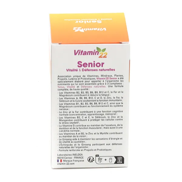Vitamin 22 Senior comprimés