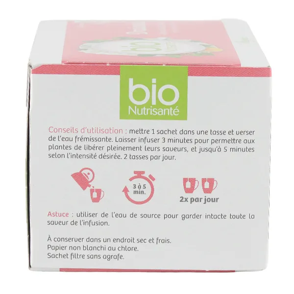 Bio Nutrisanté infusion Draineur sachets
