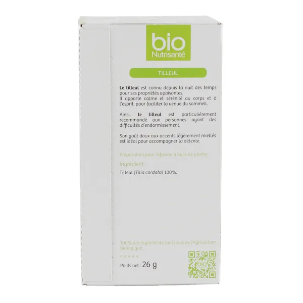 Bio Nutrisanté infusion Tilleul sachets