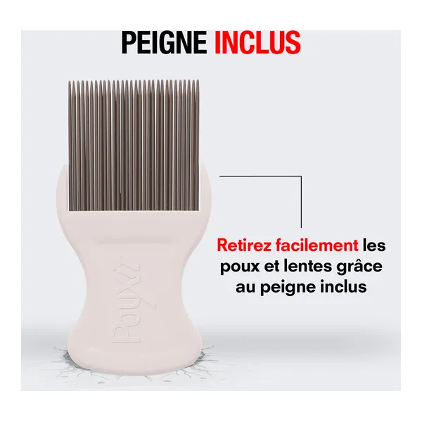 Pouxit baume décolleur de lentes + peigne