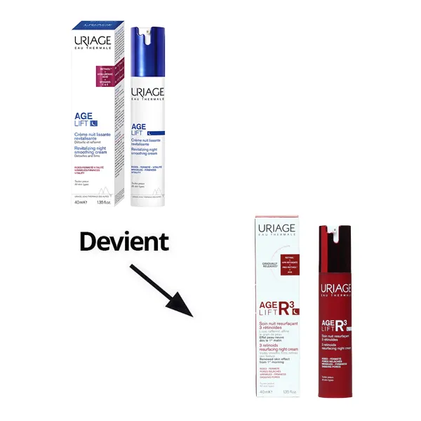 Uriage Age Lift R3 Soin nuit resurgaçant