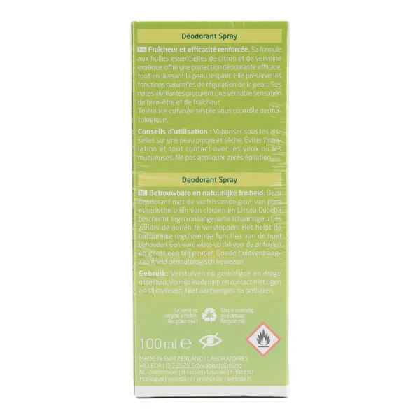 Weleda Citrus spray déodorant Bio