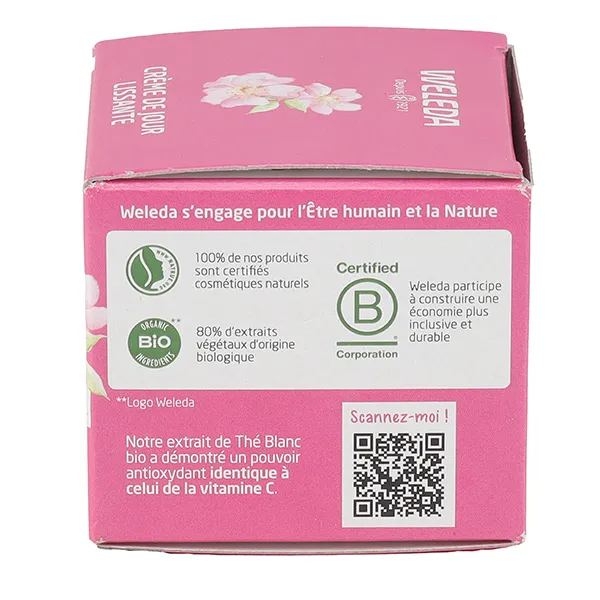 Weleda Rose Musquée et Thé blanc Crème de jour lissante Bio