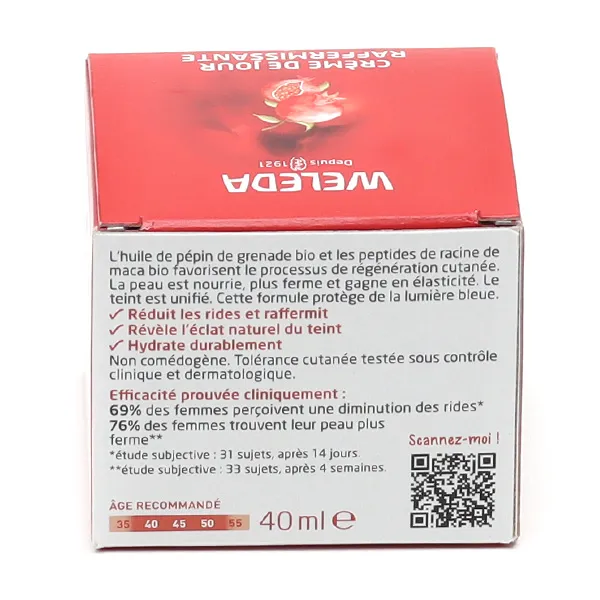 Weleda crème de jour raffermissante bio Grenade et Maca