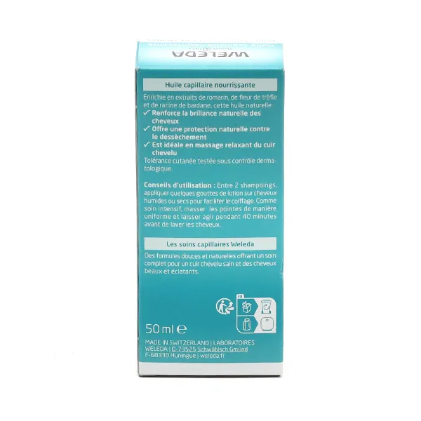 Weleda Romarin huile capillaire nourrissante