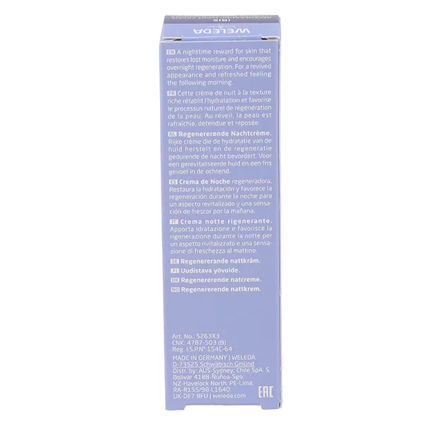 Weleda Iris crème de nuit régénérante Bio