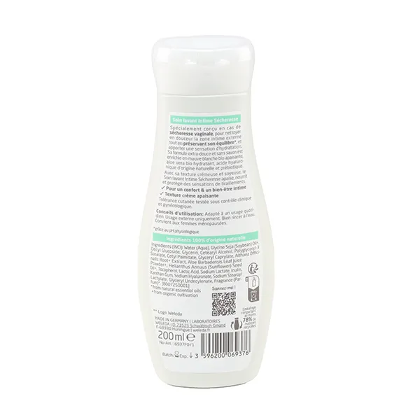 Weleda Soin Lavant Intime Sécheresse Bio