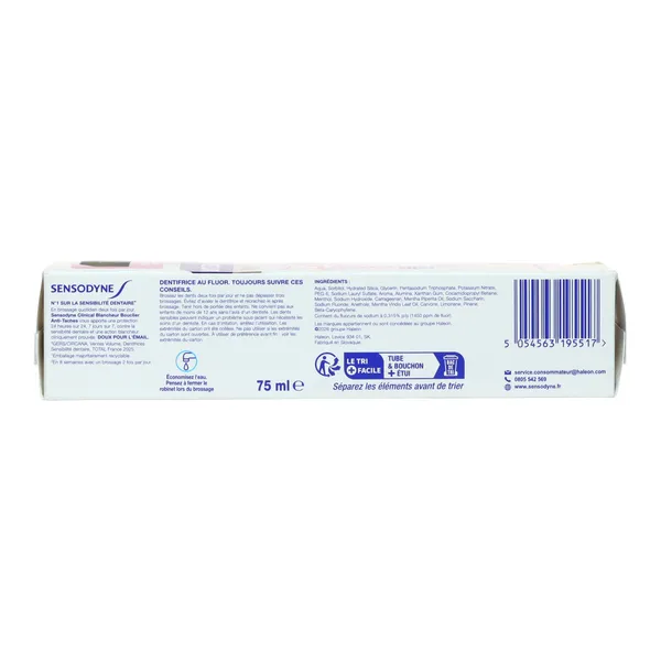Sensodyne Dentifrice Clinical Blancheur anti tache