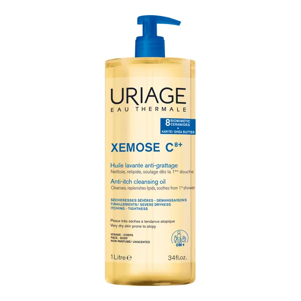 Uriage Xémose C8+ Huile lavante apaisante