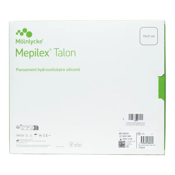Mepilex Talon pansement hydrocellulaire