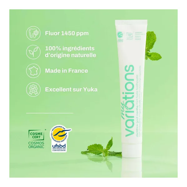 My Variations dentifrice Soin quotidien bio