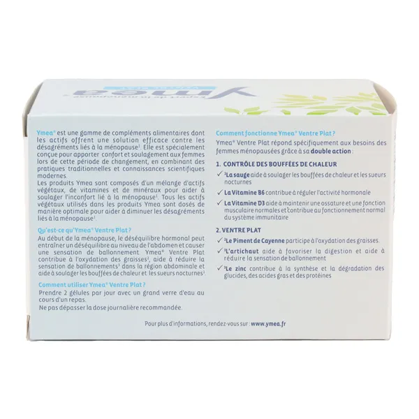 Ymea ménopause ventre plat gélules