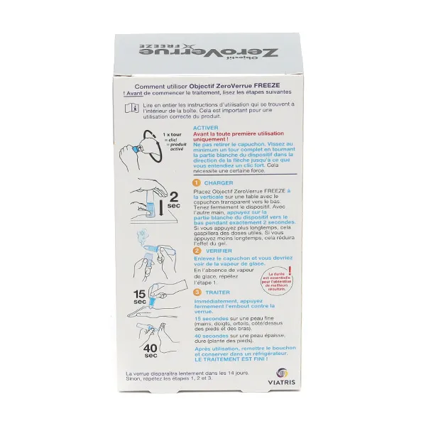 Objectif Zero Verrue Freeze stylo