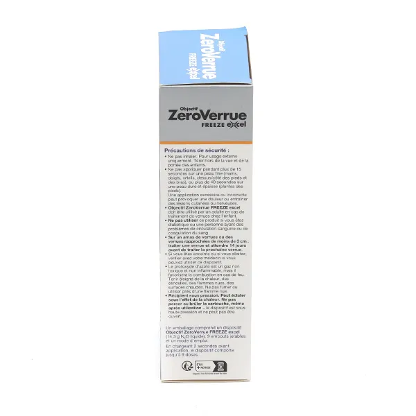 Objectif Zero Verrue Freeze excel stylo