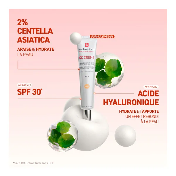 Erborian CC crème soin correcteur teinté SPF 30